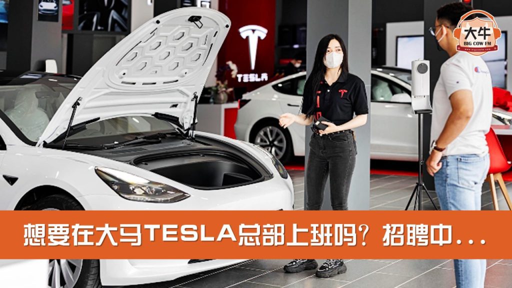 Read more about the article 想要在大马TESLA总部上班吗？招聘中…