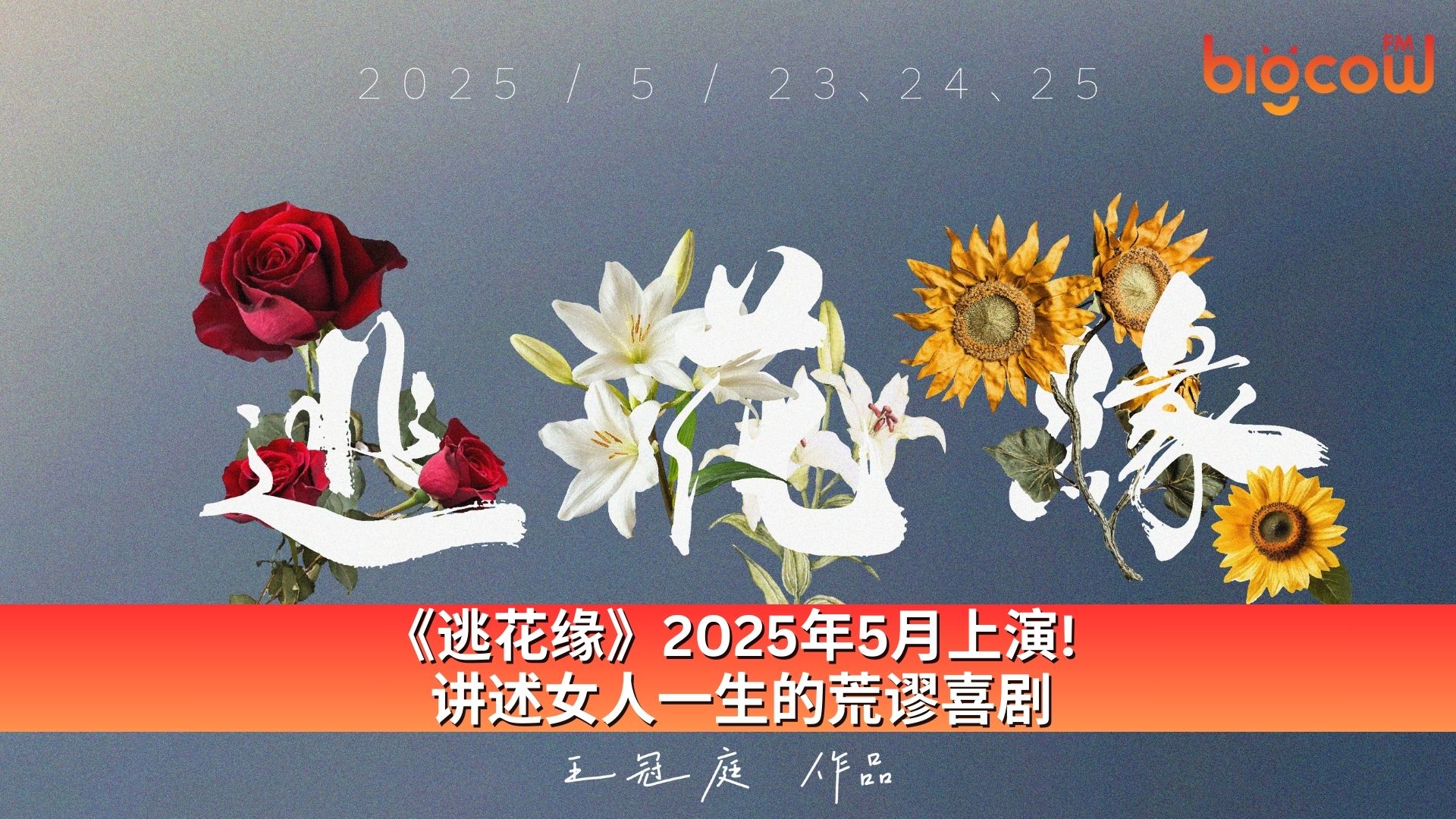 You are currently viewing 《逃花缘》2025年5月上演! 讲述女人一生的荒谬喜剧