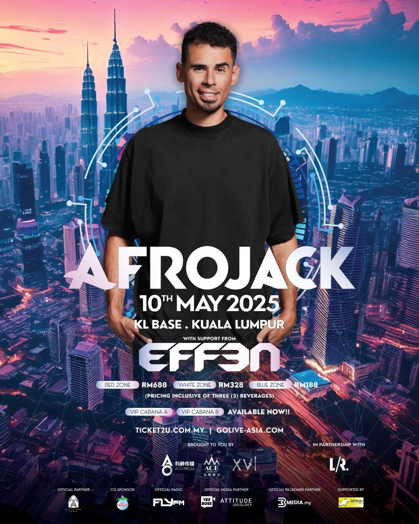 Read more about the article 全球顶尖电音大师 AFROJACK  5月10日即将震撼登场吉隆坡！