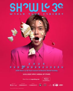 Read more about the article 罗志祥《SHOW LO 30th》世界巡回演唱会 2026 @ Arena Of Stars