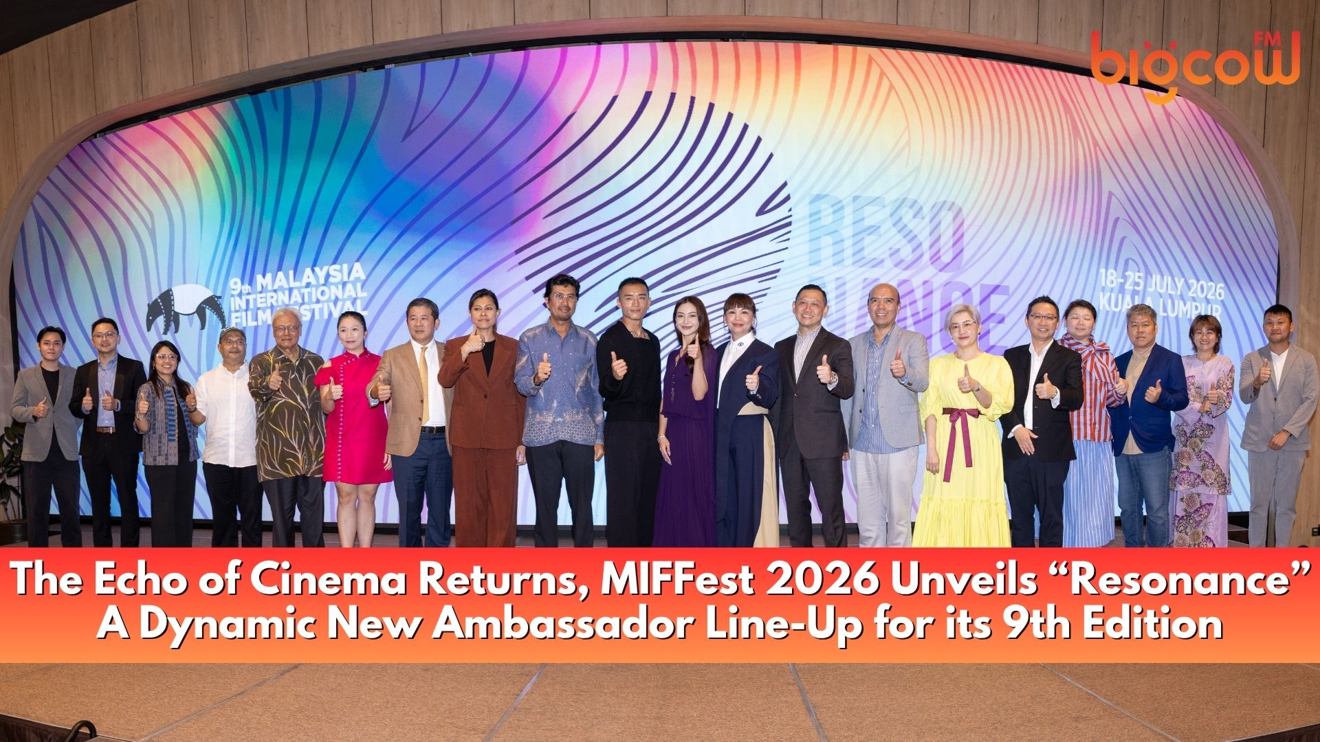 You are currently viewing The Echo of Cinema Returns, MIFFest 2026 Unveils “Resonance” A Dynamic New Ambassador Line-Up for its 9th Edition