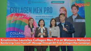 Read more about the article Kinohimitsu Launches Collagen Men Pro at Watsons Malaysia Reinforcing “Love Yourself” Message Through 8th Year Collagen Day Campaign