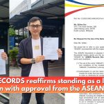 ASEAN RECORDS reaffirms standing as a legitimate organisation with approval from the ASEAN Secretariat