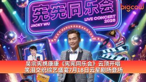 Read more about the article 吴宗宪携康康《宪宪同乐会》云顶开唱  笑泪交织综艺盛宴7月18日云星剧场登场