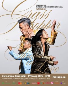 Read more about the article 草蜢《GRASSHOPPER THREE IN LOVE CONCERT》演唱会 2026 @ Unifi Arena