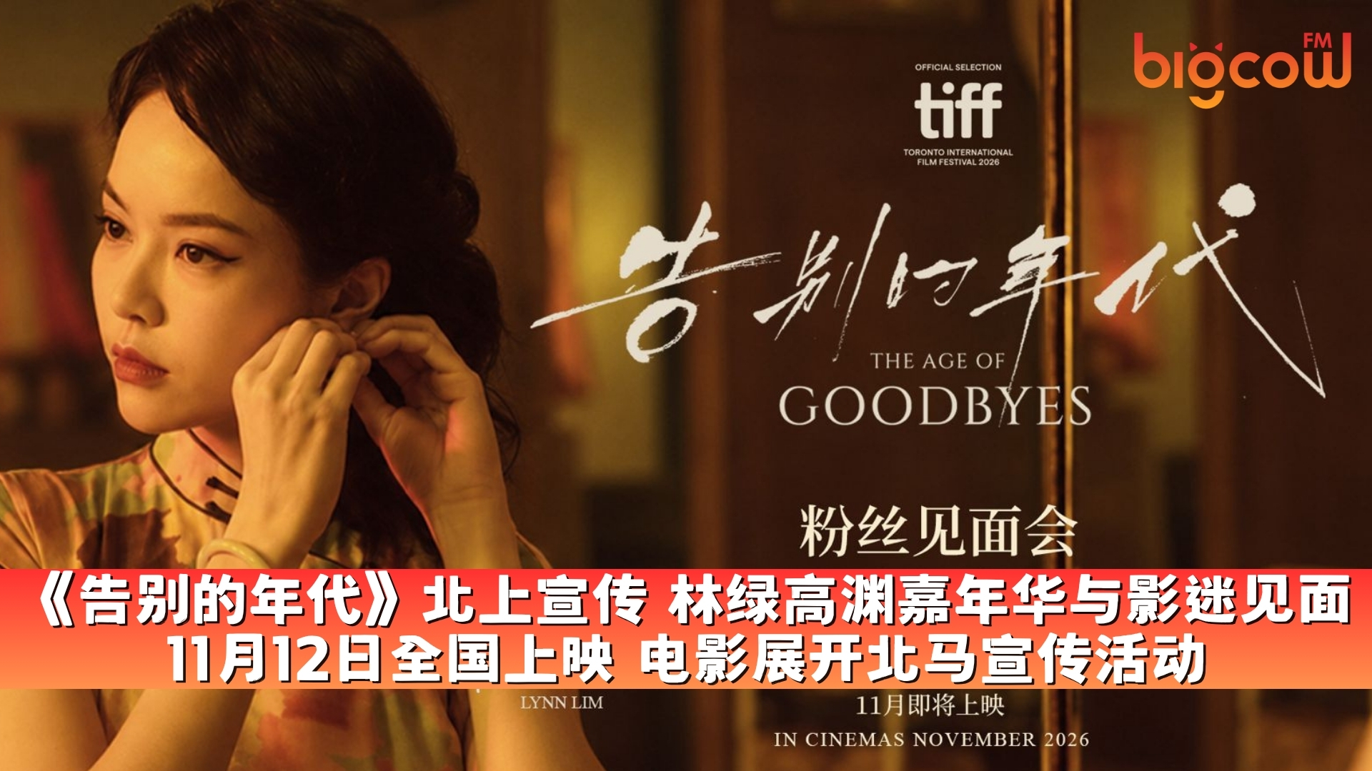 You are currently viewing 《告别的年代》北上宣传 林绿高渊嘉年华与影迷见面  11月12日全国上映 电影展开北马宣传活动